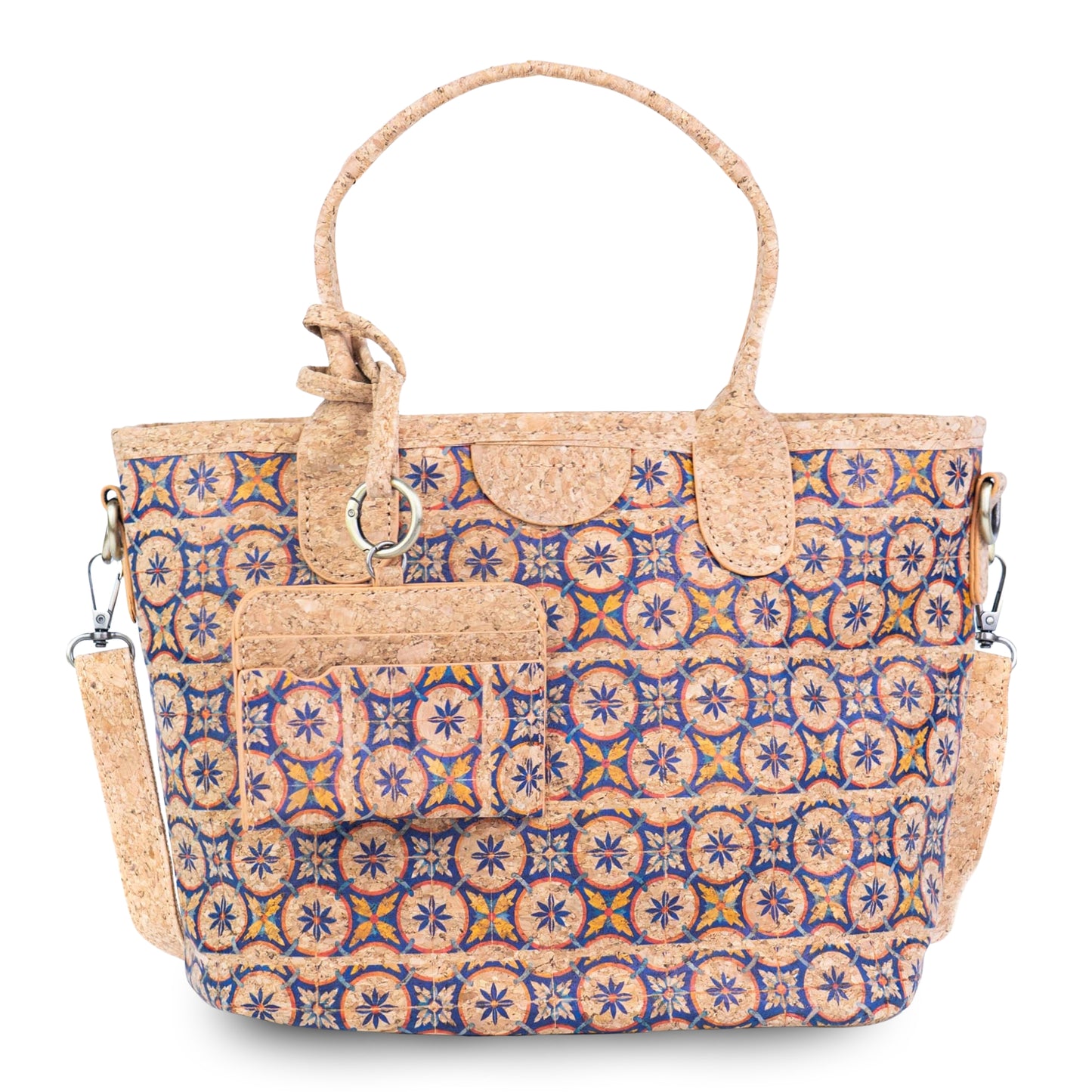 Cork Handbag & Crossbody with Detachable Card Holder — BAGD-627