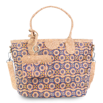 Cork Handbag & Crossbody with Detachable Card Holder — BAGD-627