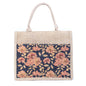 Floral Cork & Jute Tote Handbag BAG-2381