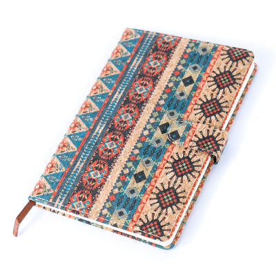 Floral Printed Cork Notebook – Eco-Friendly & Stylish Journal L-567A