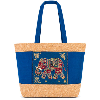 Cork Story Animal Motif Tote Bag — BAG-2413