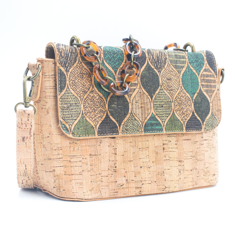 Flash Sale-Eco-Friendly Cork Crossbody Bag for Women - Sustainable and Stylish BAGF-016