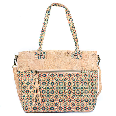 Printed Cork Women's Tote Bag BAGD-567