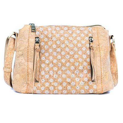 Cork Crossbody Bag – Colorful Tile Pattern BAGD-608