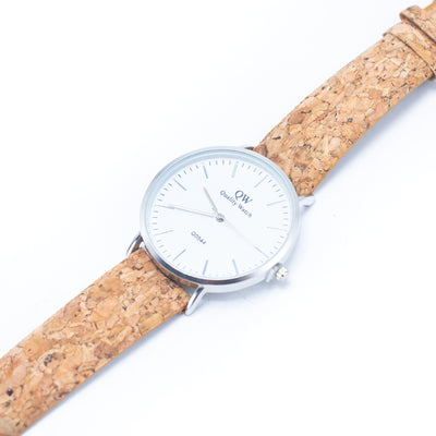 Stylish Casual Watch with Natural Cork Watch Strap WA-344-A