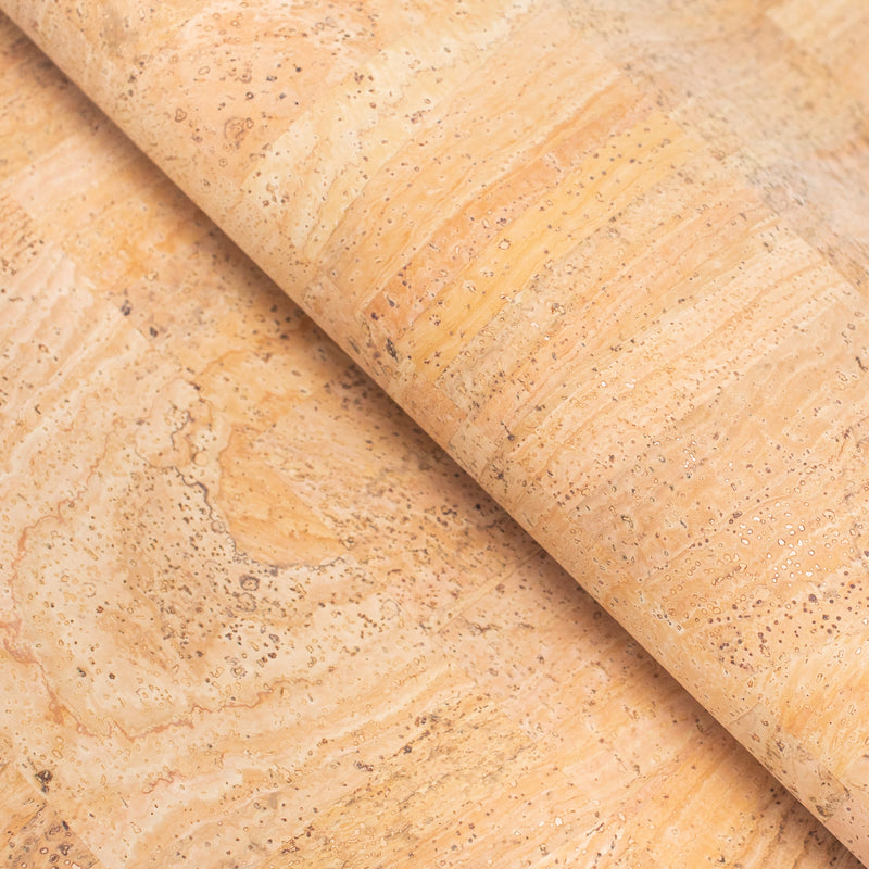 Premium Solid Natural Cork Fabric COF-180-D