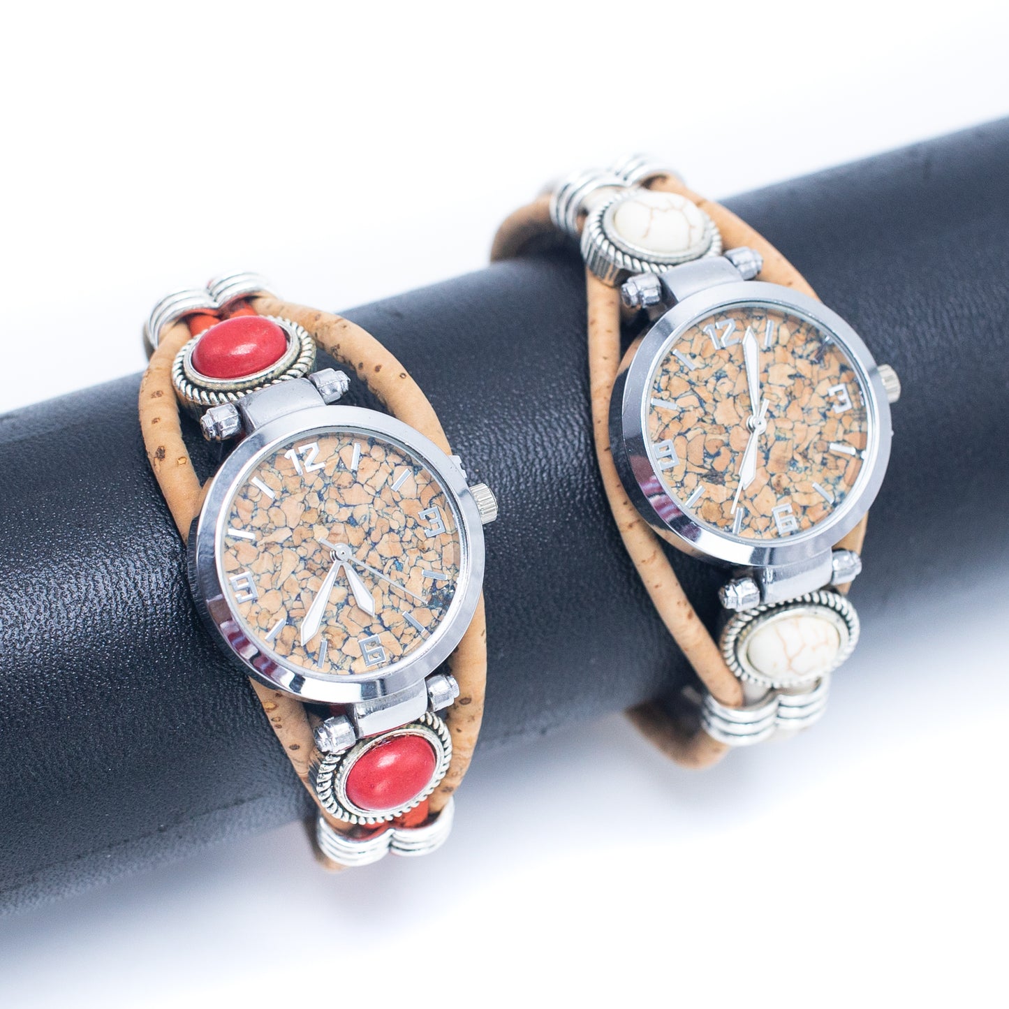 Cork face with Silver Watch head WA-002