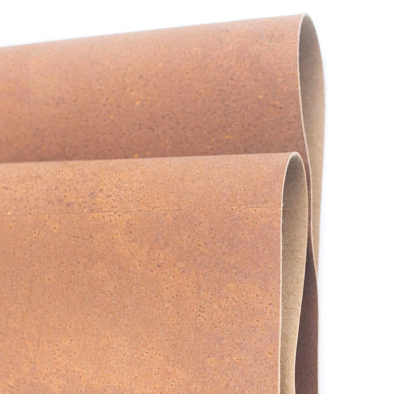 Burlywood brown cork textile sheet portuguese cork fabric COF-439