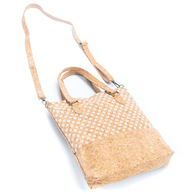 Cork Tote Bag with Adjustable Strap and Unique Prints BAG-2215