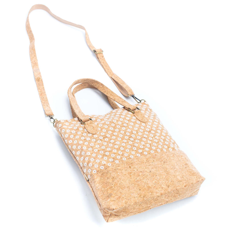 Cork Tote Bag with Adjustable Strap and Unique Prints BAG-2215