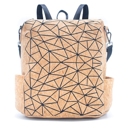 Geometric Cork backpack BAG-2228