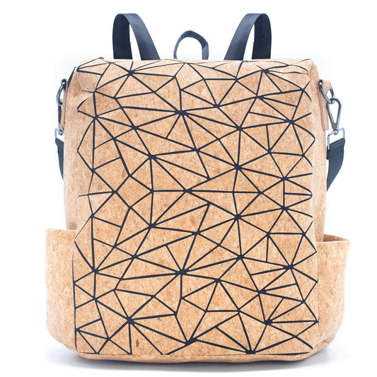 Geometric Cork backpack BAG-2228