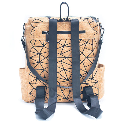 Geometric Cork backpack BAG-2228