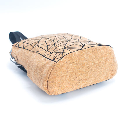 Geometric Cork backpack BAG-2228