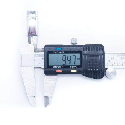 5Pcs for 10*5mm Flat/round leather magnet clasp, Antique Silver jewelry supplies jewelry finding D-6-268