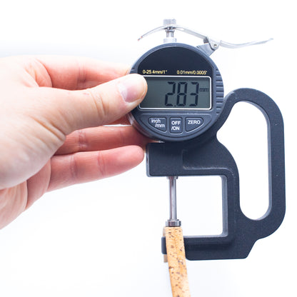 Natural 10mm flat cork cord Cor-613(10meters)