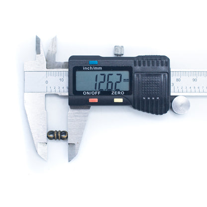 20Pcs for 3mm round Bronze two-hole fitting jewelry supplies jewelry finding D-5-3-182