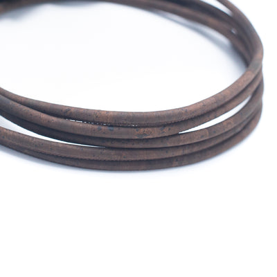 5mm Round Brown cork cord COR-614 (10 meters)
