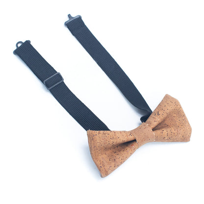 Cork Bowties With Box: Stylish, Perfect for Special Occasions L-577