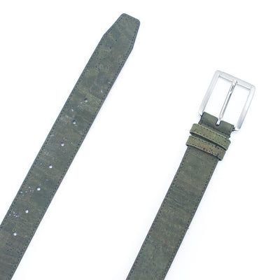 Green Cork Vegan Belt Width 3.3 cm (1.30 inches) L-880