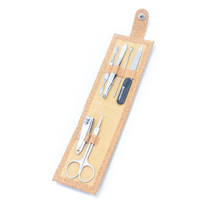 Cork Storage Bag Personal Nail Care Kit L-891