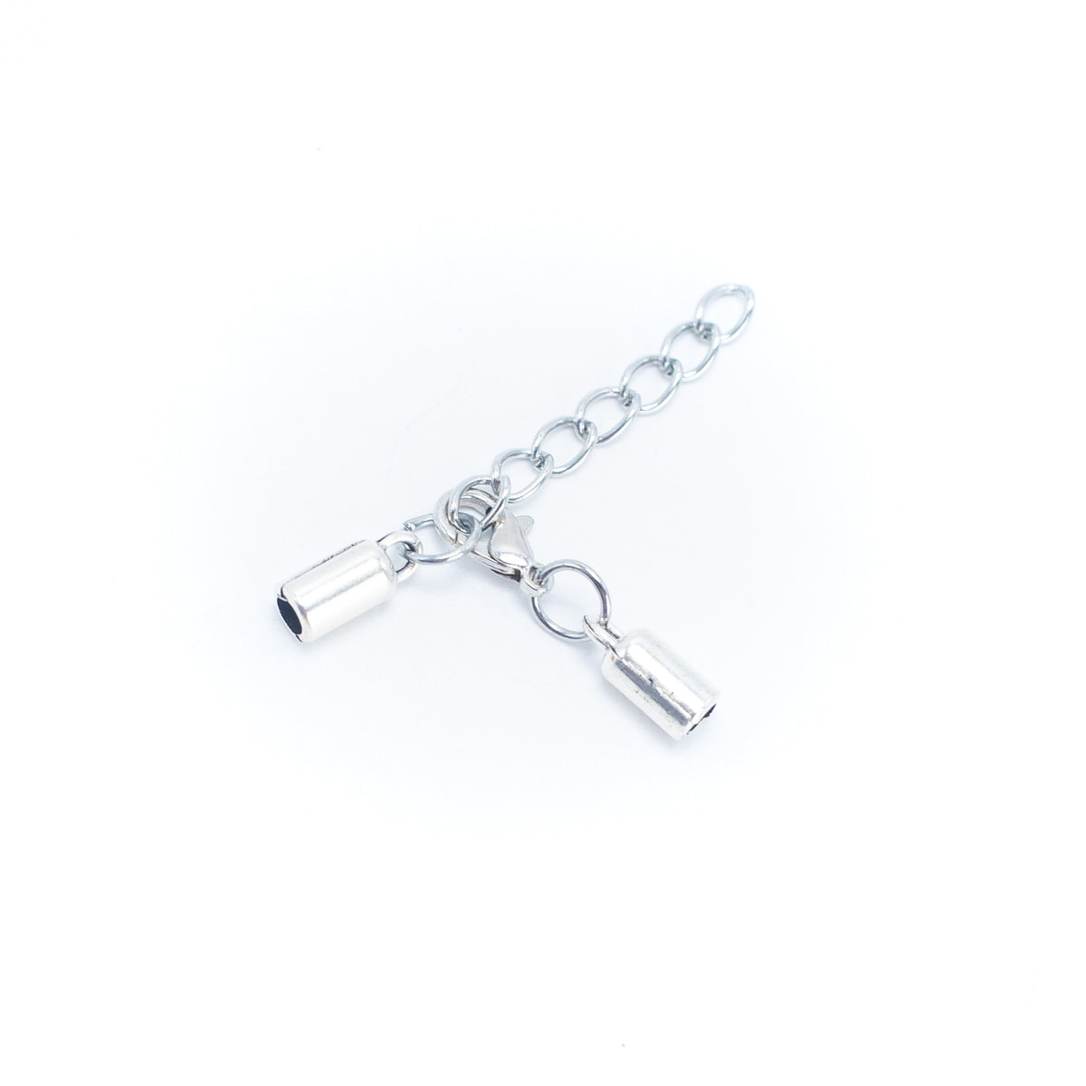 10Pcs for 3mm round leather ends, lobster clasp , antique silver, jewelry supplies jewelry finding D-6-39