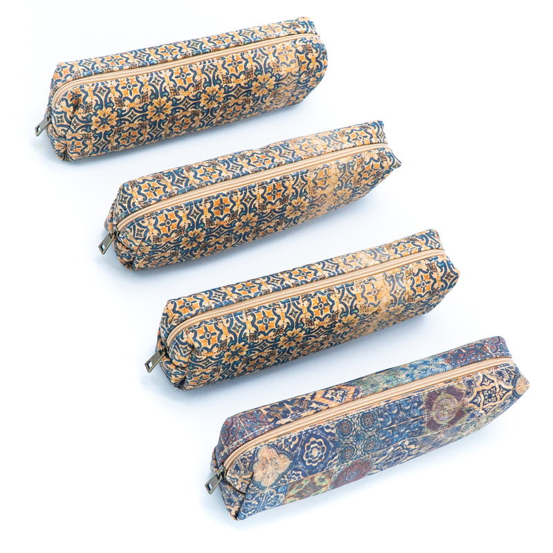 Pack of 4 Faulty Cork Pencil Cases SB-897-4