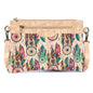 Printed Natural Cork Crossbody Bag & Clutch BAG-2393