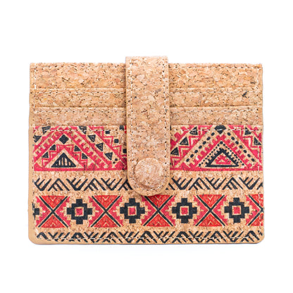 Cork Card Wallets in Diverse Patterns BAG-2309
