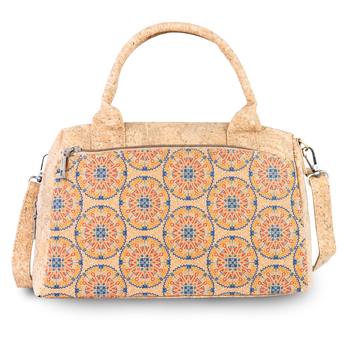 Small Cork Handbag with Printed Front BAGD-661