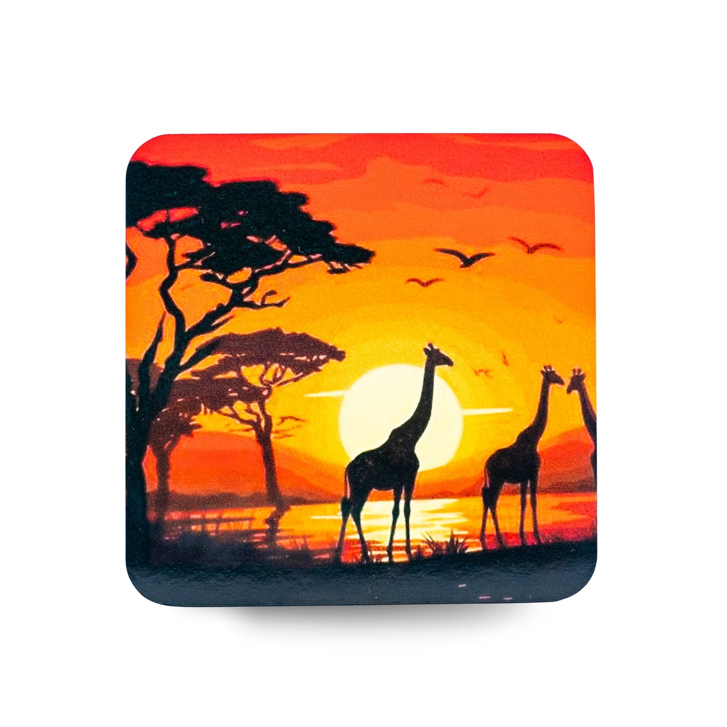 NEW STYLE  Coaster for drinks on Cork Base L-1123 pack of 4