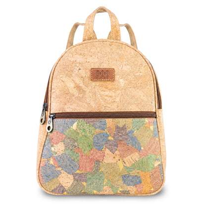 Cork Backpack with Front Zip Pocket – Adjustable Straps BAGD-650