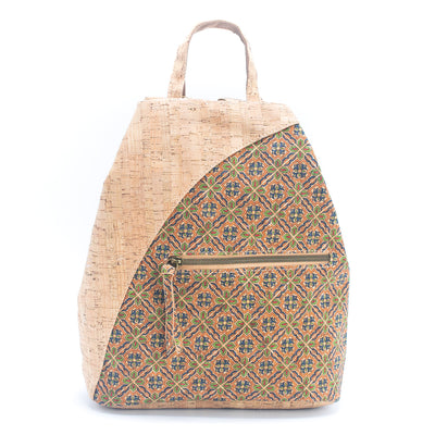 Flash Sale Natural Cork Summer Pattern Women's Backpack BAGF-031