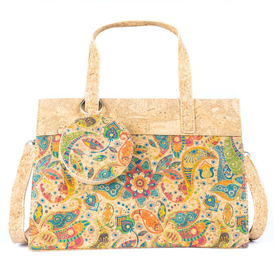 Cork Handbag with Coin Purse BAGD-613