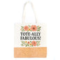 Tote Bag - Cotton and Cork Combination with Christmas and Other Designs BAGD-525