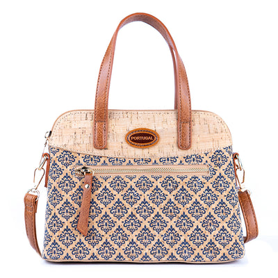 Floral Printed Cork Handbag & Crossbody Bag BAGD-588