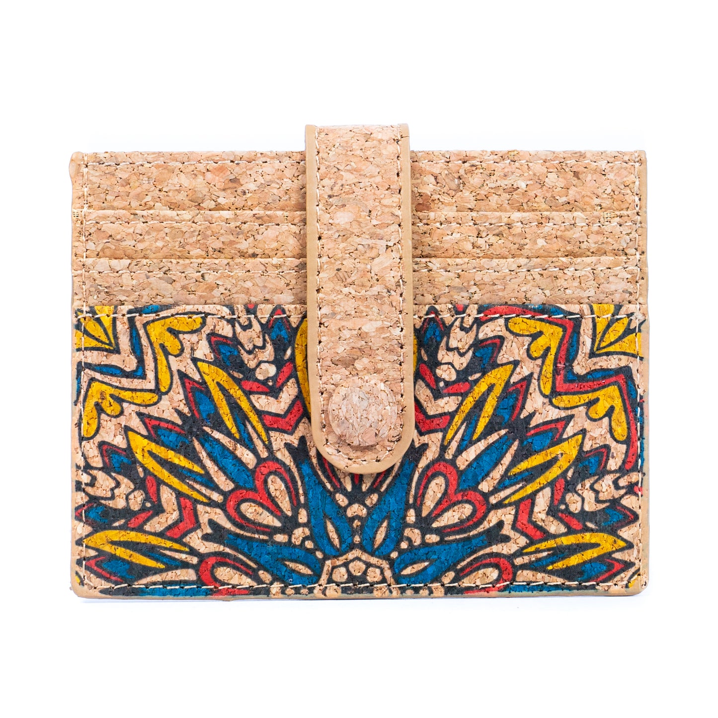 Cork Card Wallets in Diverse Patterns BAG-2309