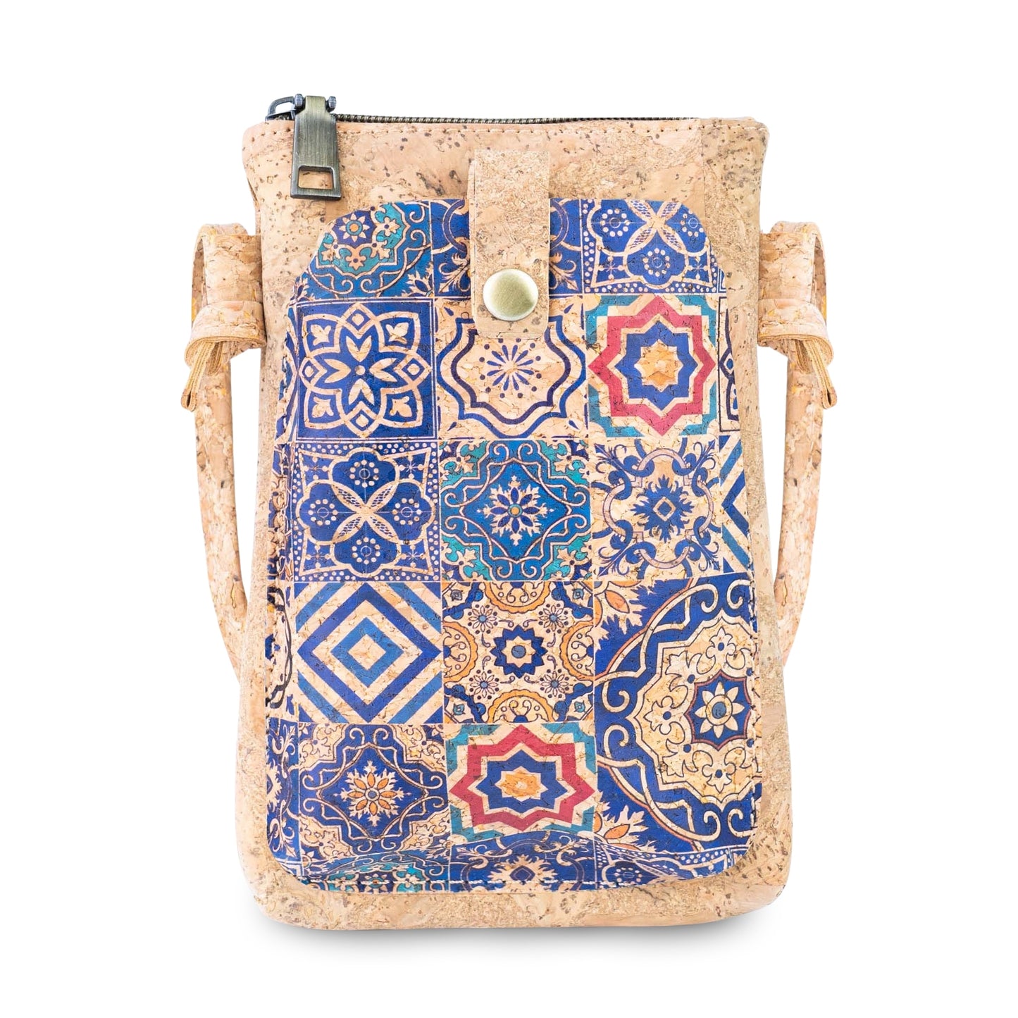 Cork Phone Crossbody Bag with Front Pocket BAGD-649