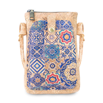 Cork Phone Crossbody Bag with Front Pocket BAGD-649