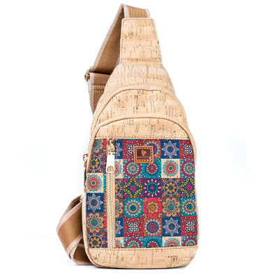 Printed Cork Women's Chest Bag Sling Bag BAGD-566