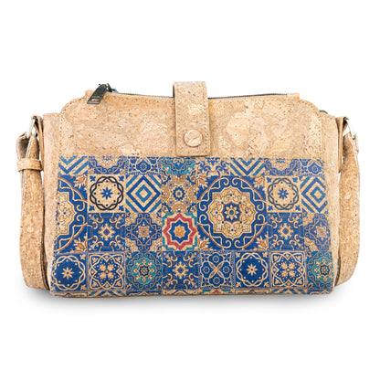Natural Cork Multi-Compartment Crossbody Bag BAGD-657