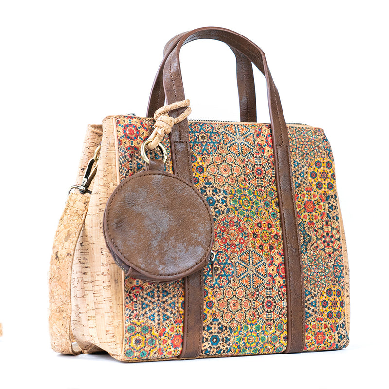 Flash Sale Printed Cork Crossbody and Handbag for Women BAGD-549