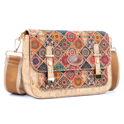 Printed Cork Women’s Crossbody Bag BAGD-235