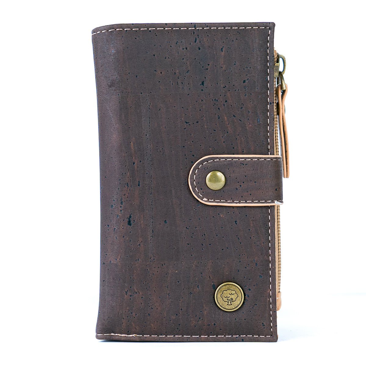 Chic Solid Color Cork Women's Wallet BAG-2350