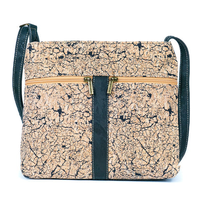 Cork Crossbody Bag with Zipper Detail BAGP-286