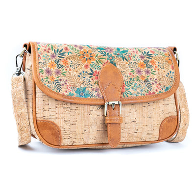 Printed Cork & PU Women's Crossbody Bag BAGD-572