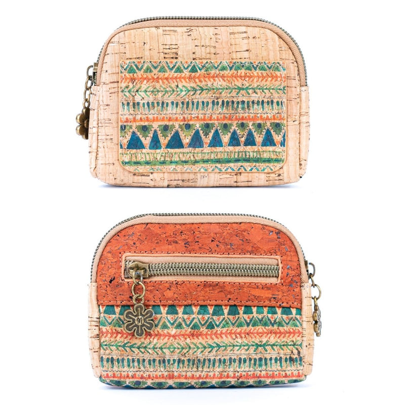 Cute Printed Cork Coin Purse for Women  BAGD-171