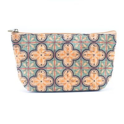 Women's pattern cork coin purse BAG-051-MIX-10 RANDOM