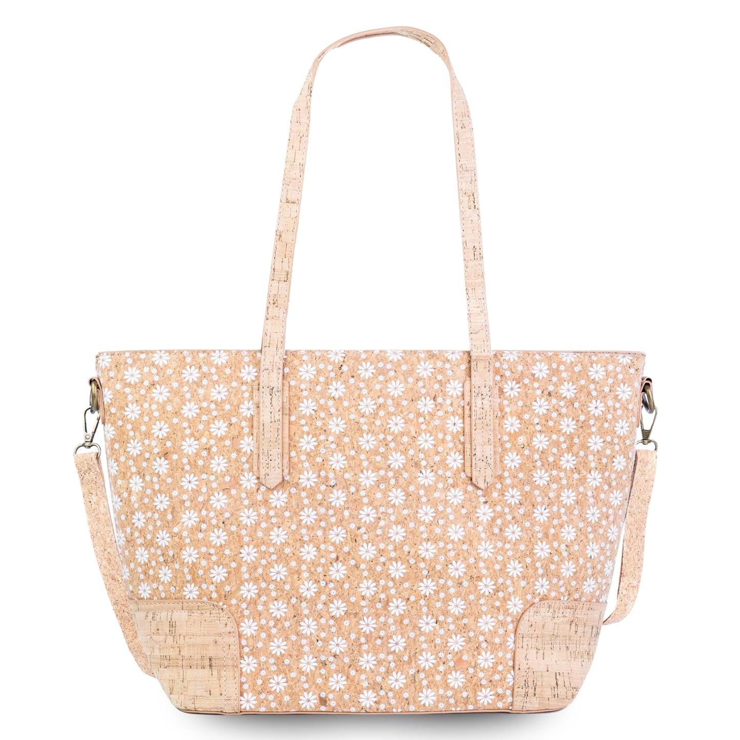 Printed Cork Tote & Crossbody Bag — BAGD-631