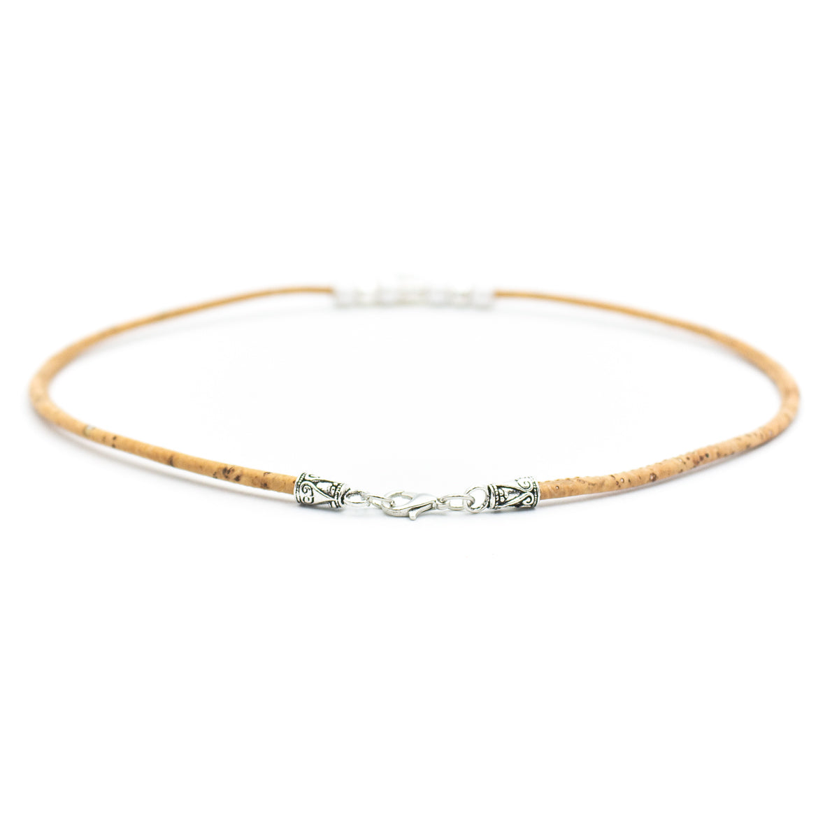 natural cork  handmade women's cork necklace N-183-5